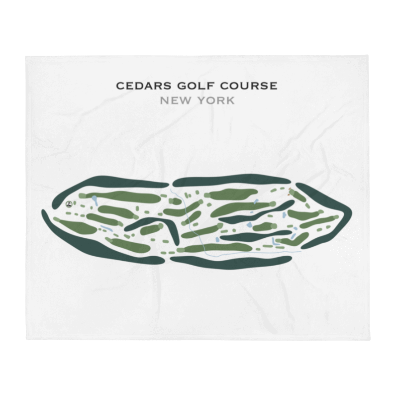 Cedars Golf Course, New York - Printed Golf Courses