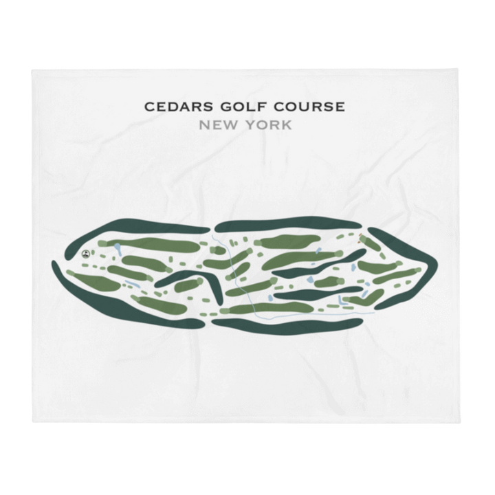 Cedars Golf Course, New York - Printed Golf Courses