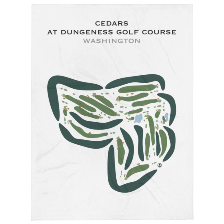 Cedars at Dungeness Golf Course, Washington - Printed Golf Courses