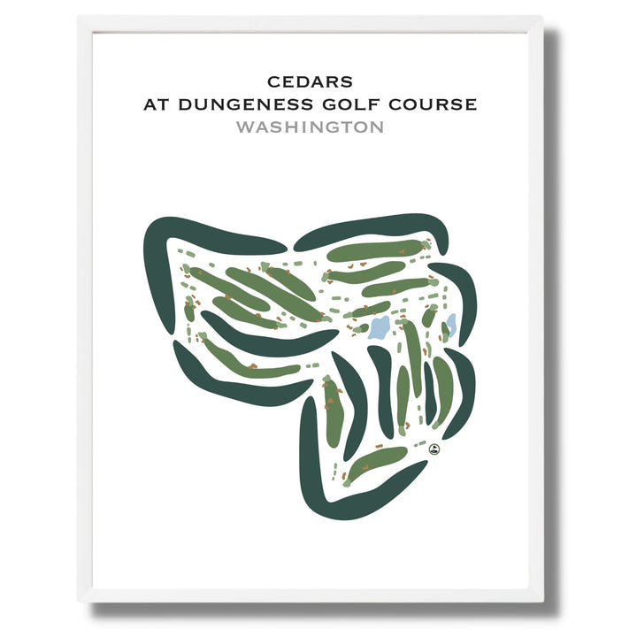 Cedars at Dungeness Golf Course, Washington - Printed Golf Courses