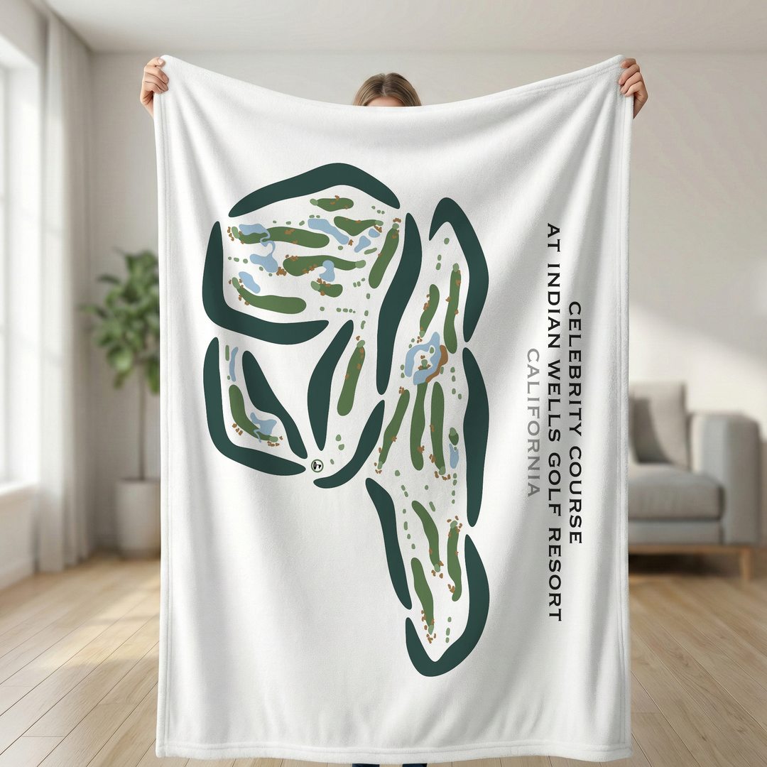 Celebrity Course at Indian Wells Golf Resort, California - Printed Golf Courses