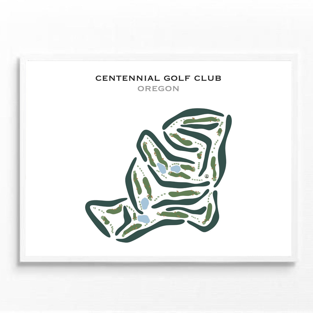 Centennial Golf Club, Oregon - Printed Golf Courses