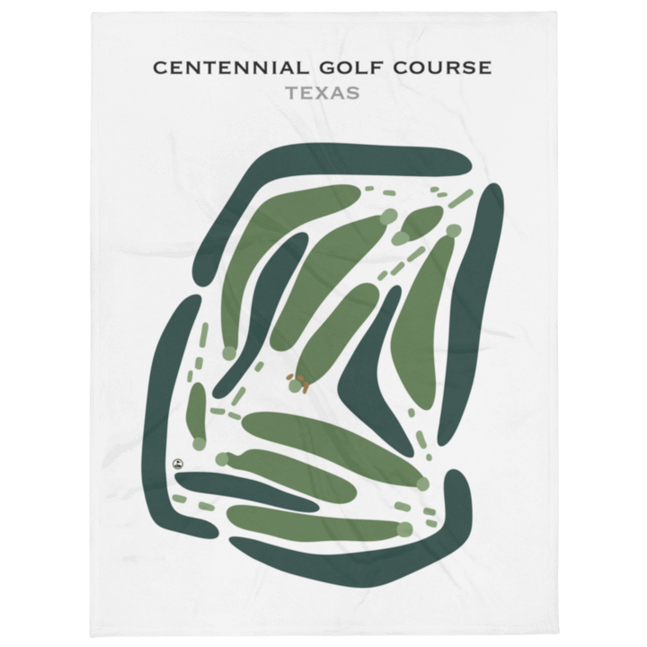 Centennial Golf Course, Texas - Printed Golf Courses