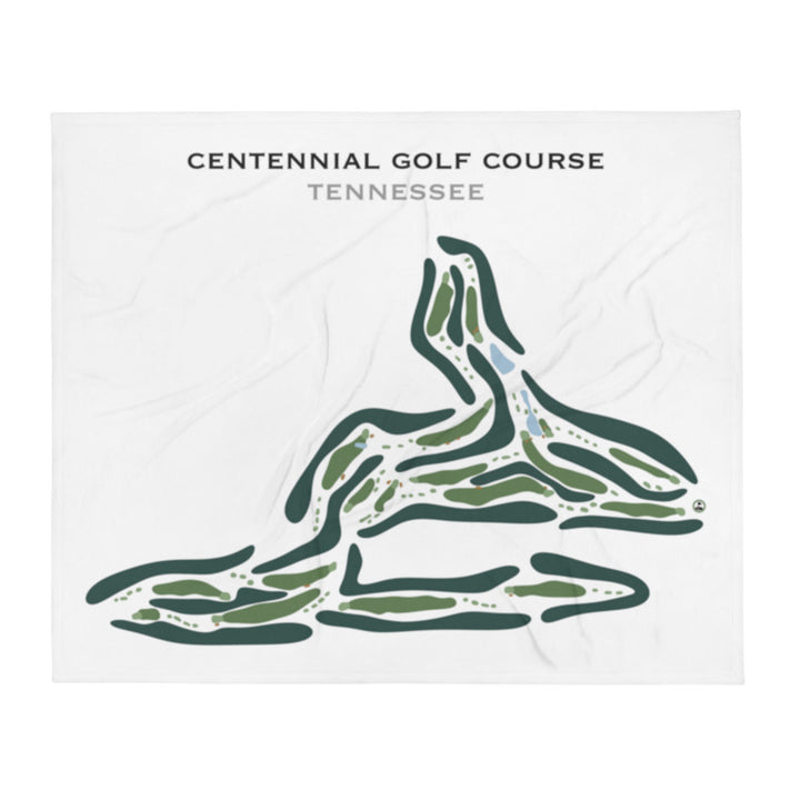 Centennial Golf Course, Tennessee - Printed Golf Course