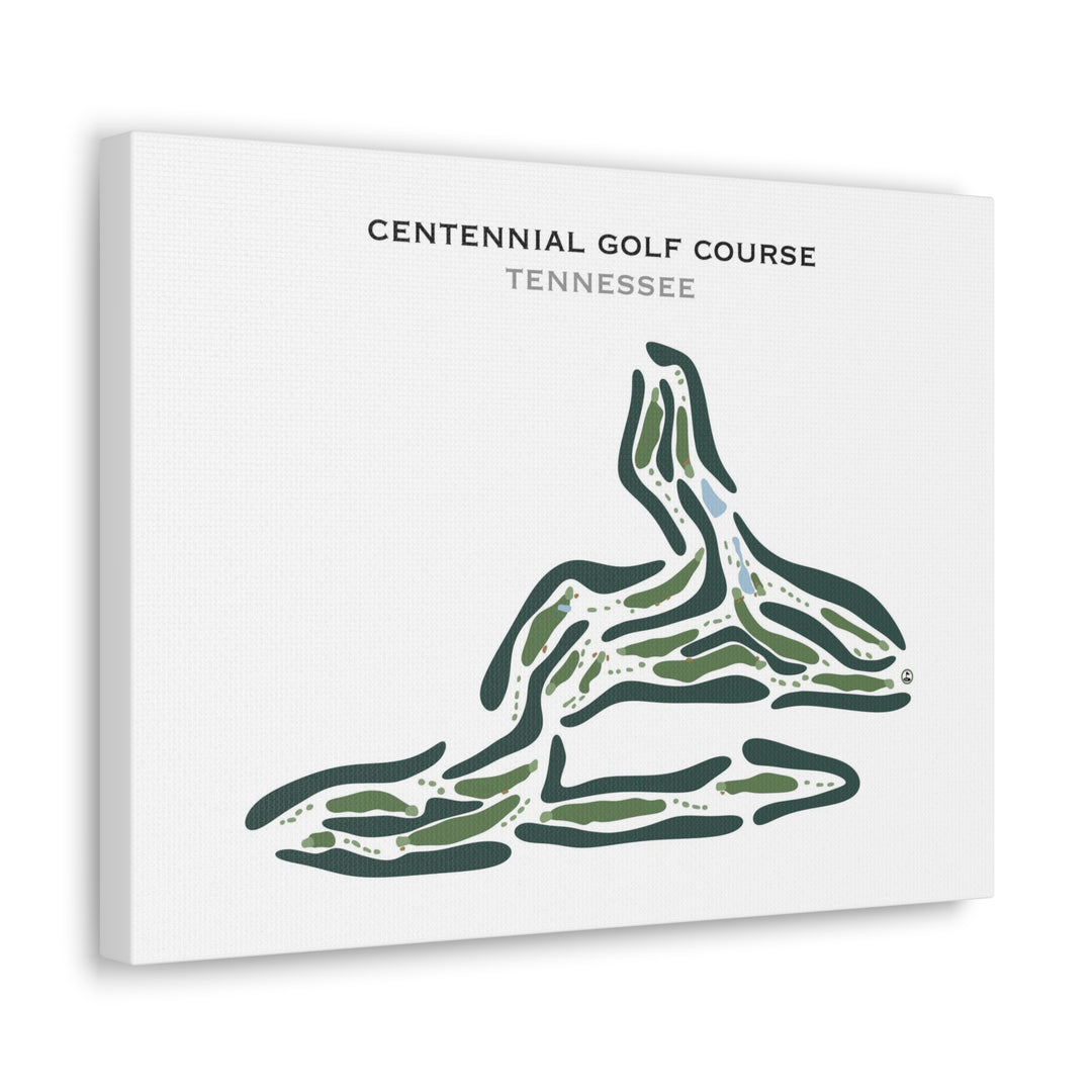 Centennial Golf Course, Tennessee - Printed Golf Course