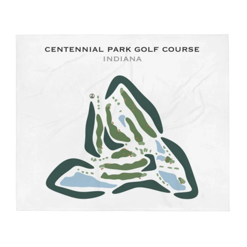 Centennial Park Golf Course, Indiana - Printed Golf Courses