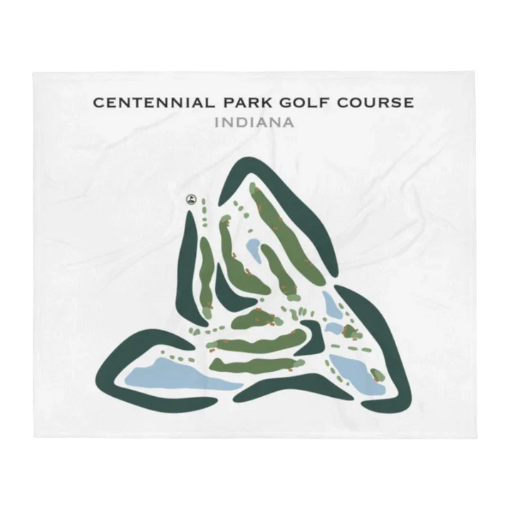 Centennial Park Golf Course, Indiana - Printed Golf Courses