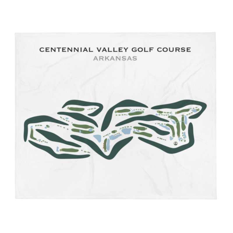 Centennial Valley Golf Course, Arkansas - Printed Golf Courses