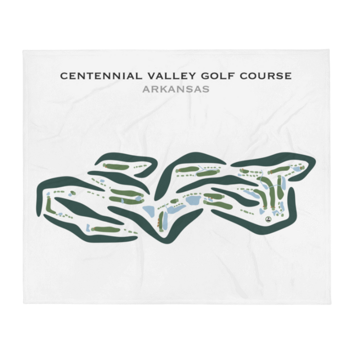 Centennial Valley Golf Course, Arkansas - Printed Golf Courses