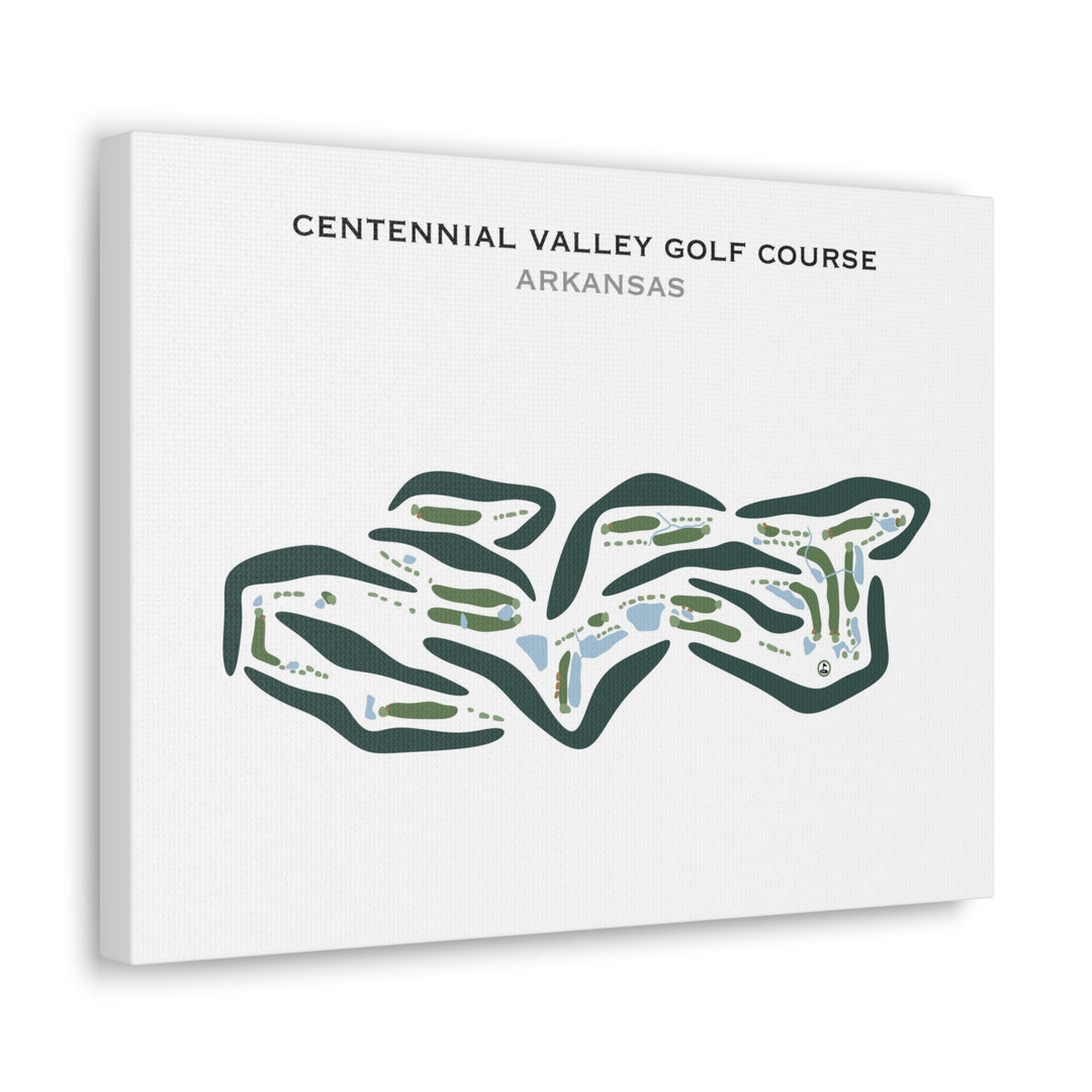 Centennial Valley Golf Course, Arkansas - Printed Golf Courses