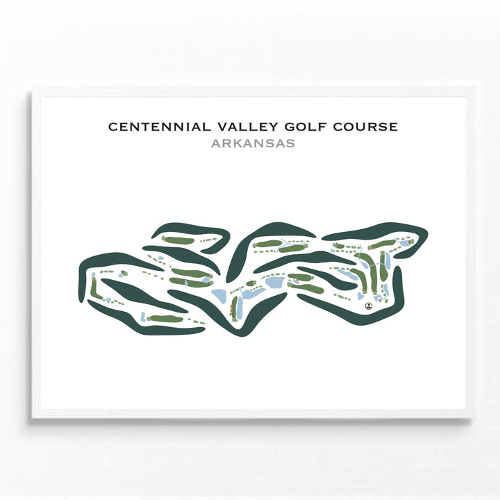 Centennial Valley Golf Course, Arkansas - Printed Golf Courses