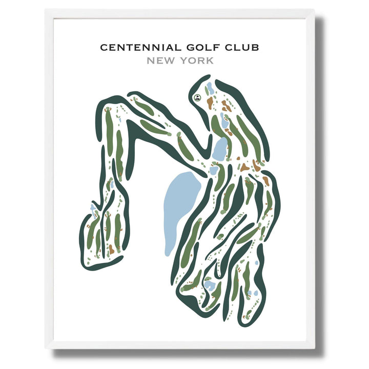 Centennial Golf Club, New York - Printed Golf Courses - Golf Course Prints