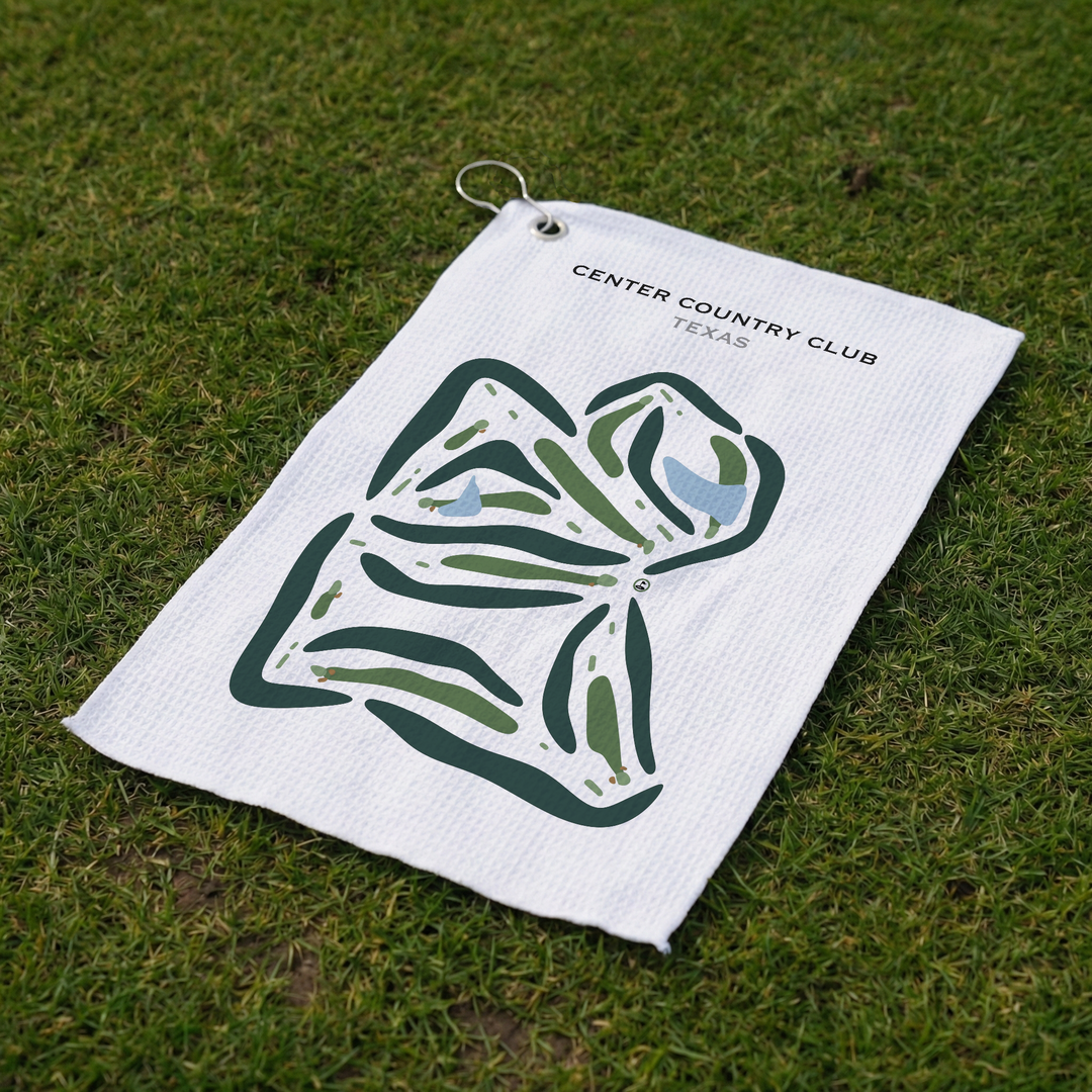 Center Country Club, Texas - Printed Golf Course