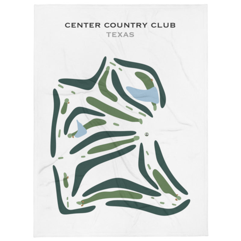 Center Country Club, Texas - Printed Golf Course