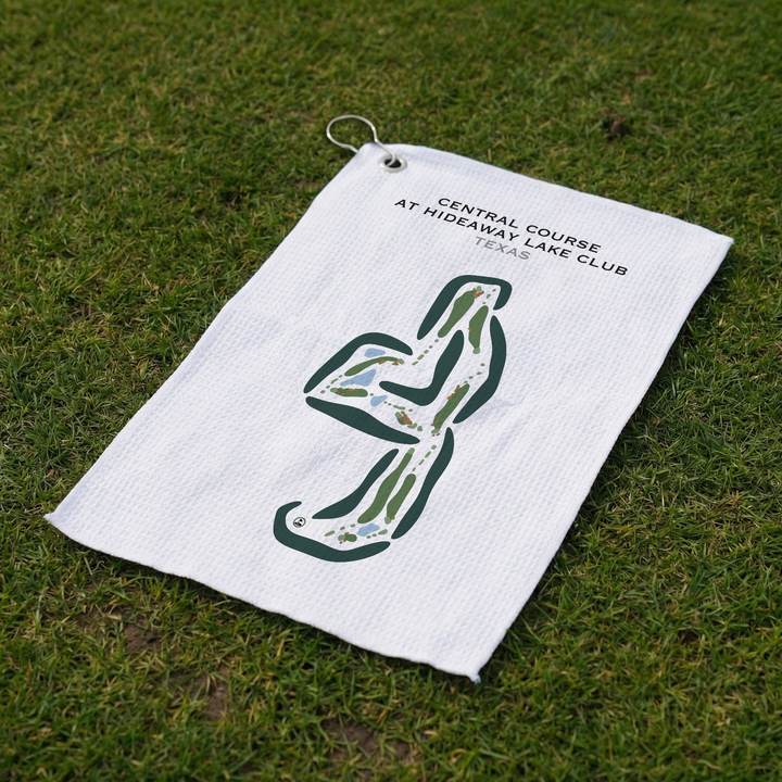 Central Course at Hideaway Lake Club, Texas - Printed Golf Courses