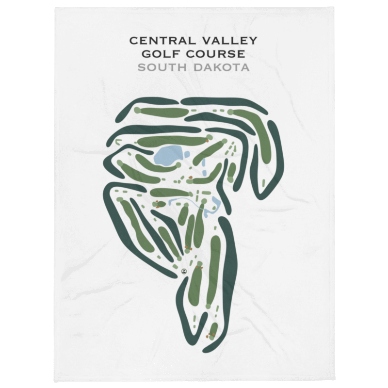 Central Valley Golf Course, South Dakota - Printed Golf Courses