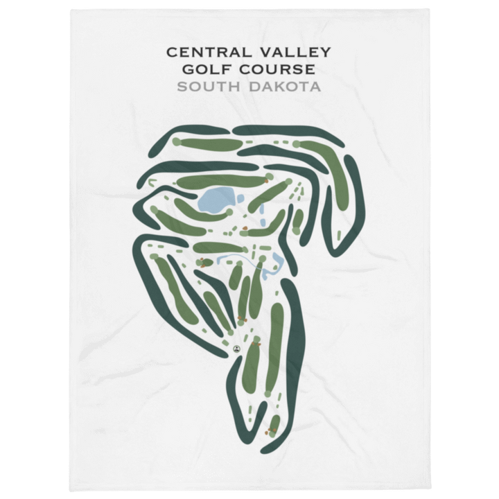 Central Valley Golf Course, South Dakota - Printed Golf Courses