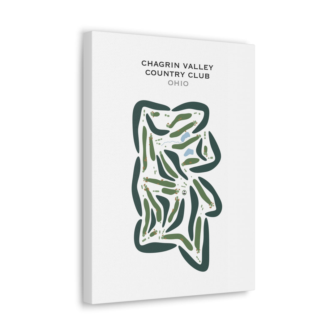 Chagrin Valley Country Club, Ohio - Printed Golf Courses