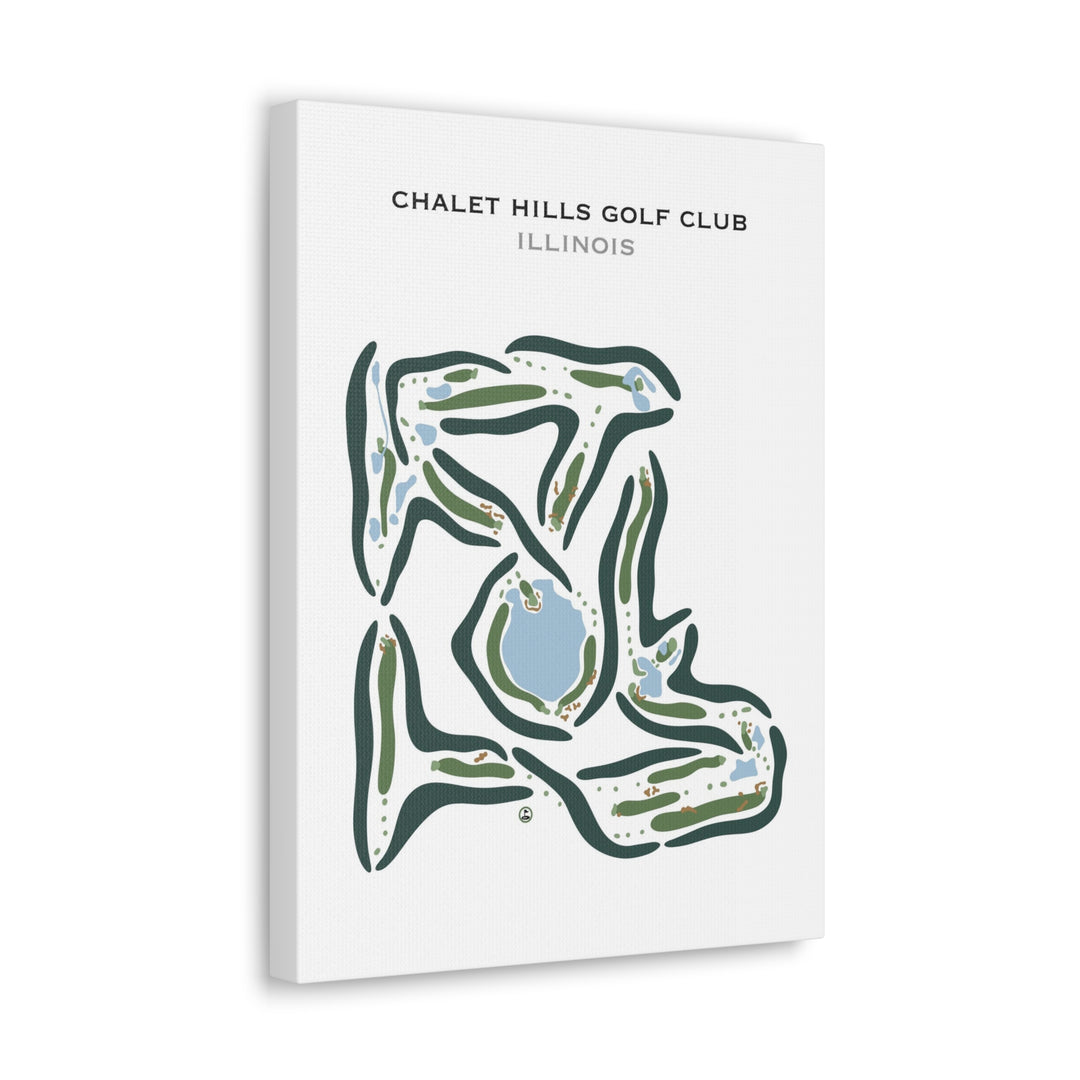 Chalet Hills Golf Club, Illinois - Printed Golf Courses