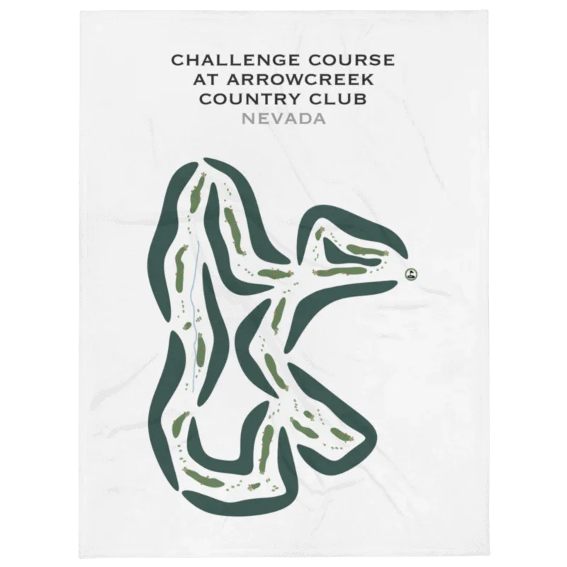 Challenge Course at Arrowcreek Country Club, Nevada - Printed Golf Courses