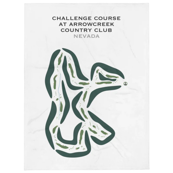 Challenge Course at Arrowcreek Country Club, Nevada - Printed Golf Courses