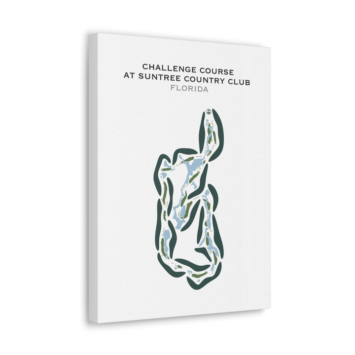 Challenge Course at Suntree Country Club, Florida - Printed Golf Courses