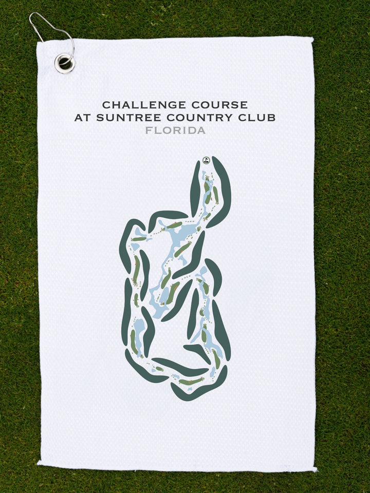 Challenge Course at Suntree Country Club, Florida - Printed Golf Courses