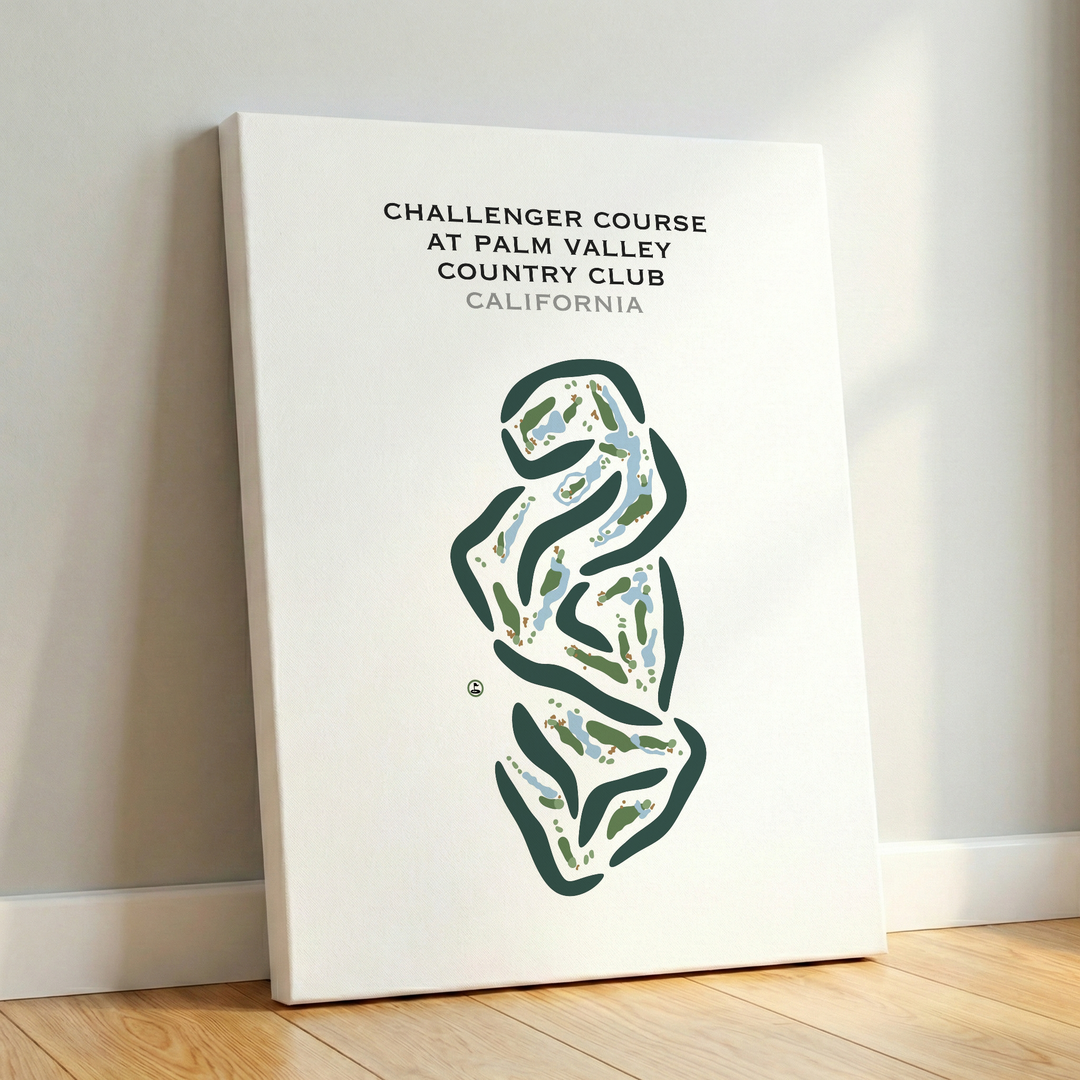 Challenger Course at Palm Valley Country Club, California - Printed Golf Courses