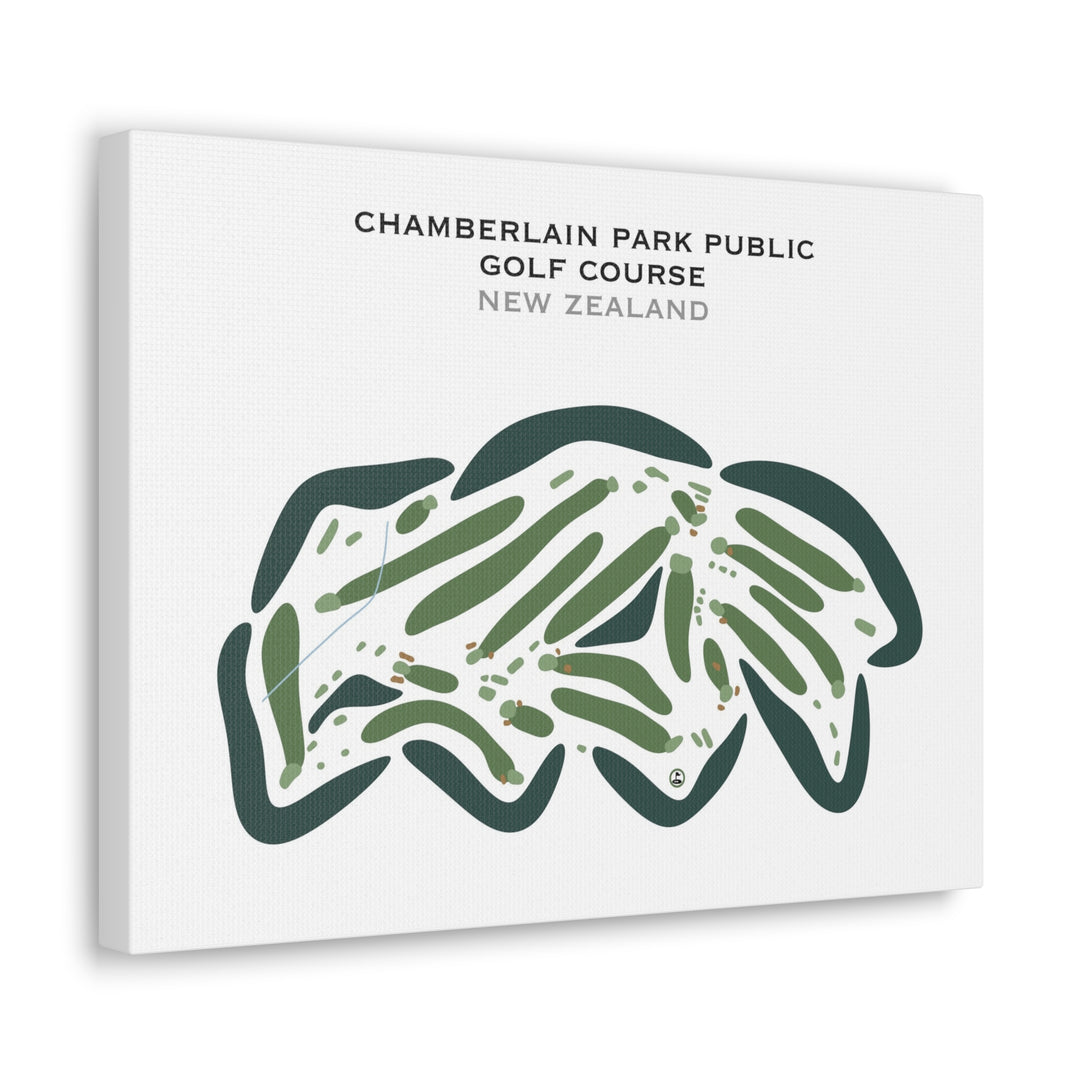Chamberlain Park Public Golf Course, New Zealand - Printed Golf Courses