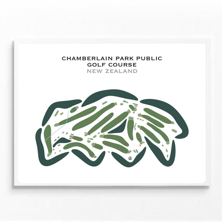 Chamberlain Park Public Golf Course, New Zealand - Printed Golf Courses