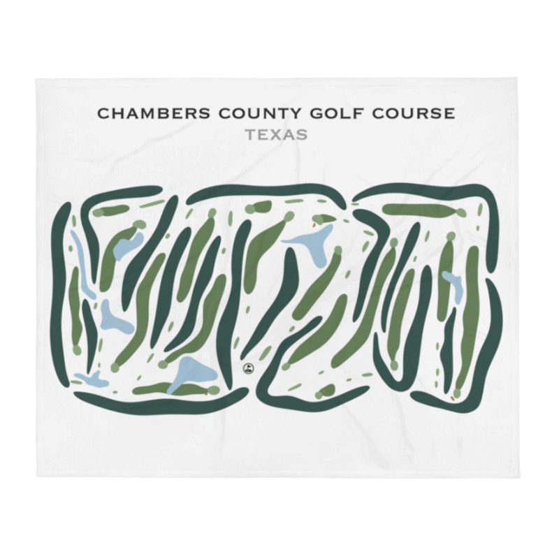 Chambers County Golf Course, Texas - Printed Golf Courses