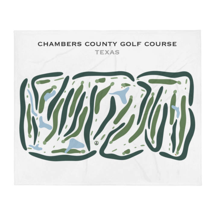 Chambers County Golf Course, Texas - Printed Golf Courses