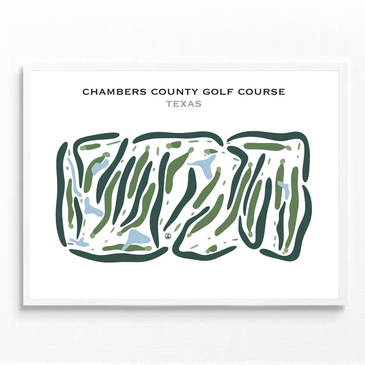 Chambers County Golf Course, Texas - Printed Golf Courses