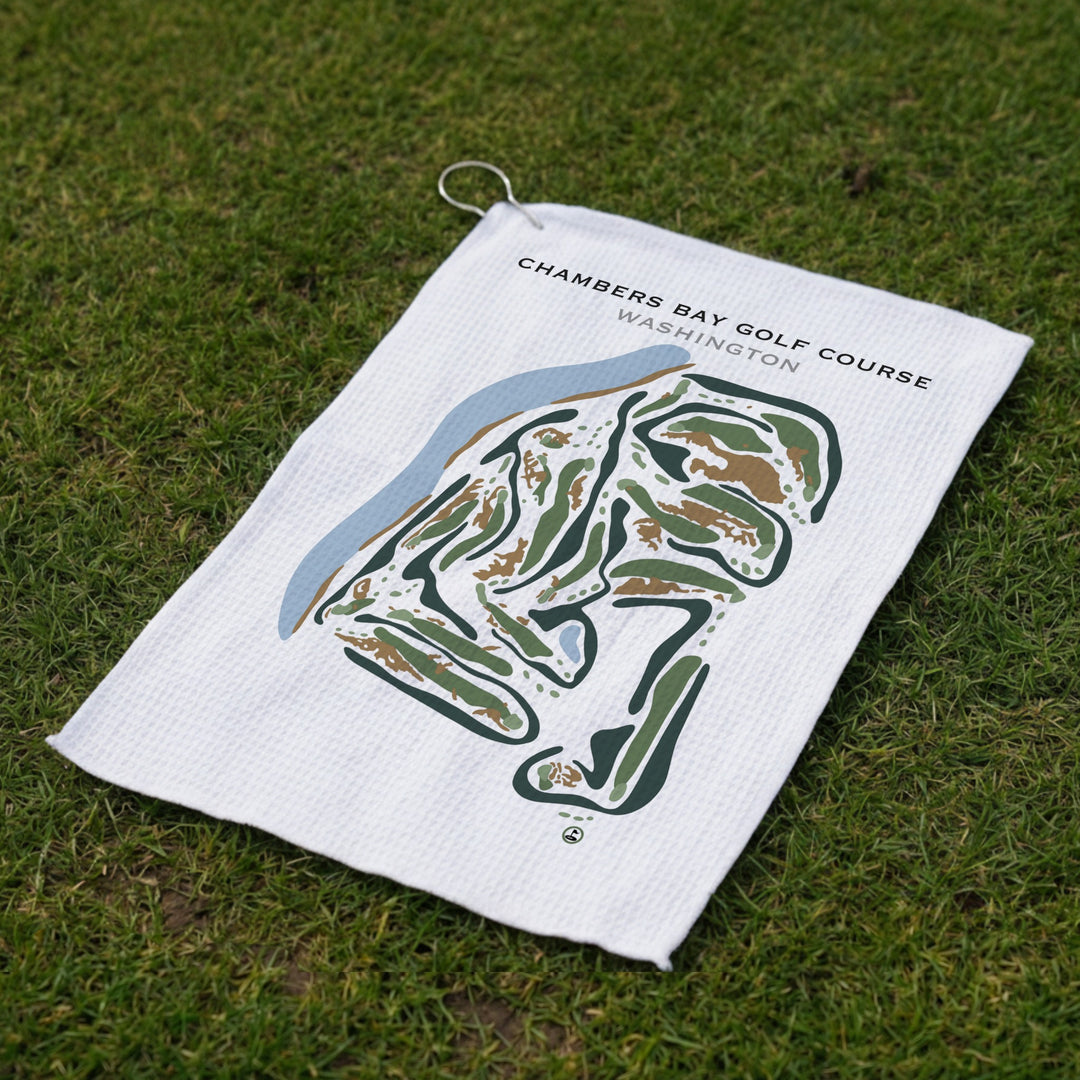 Chambers Bay Golf Course, University Place Washington - Printed Golf Courses