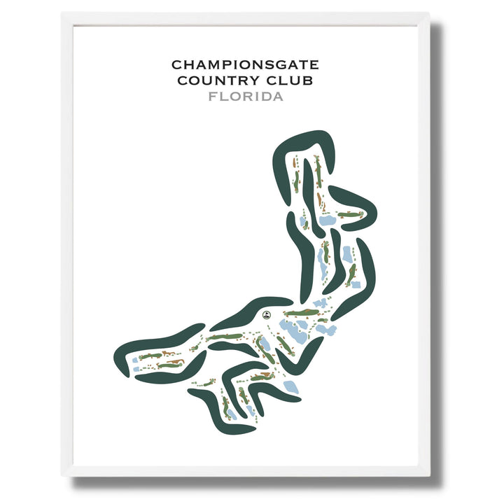 ChampionsGate Country Club, Florida - Printed Golf Courses