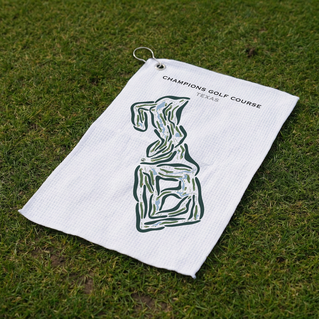 Champions Golf Course, Texas - Printed Golf Courses