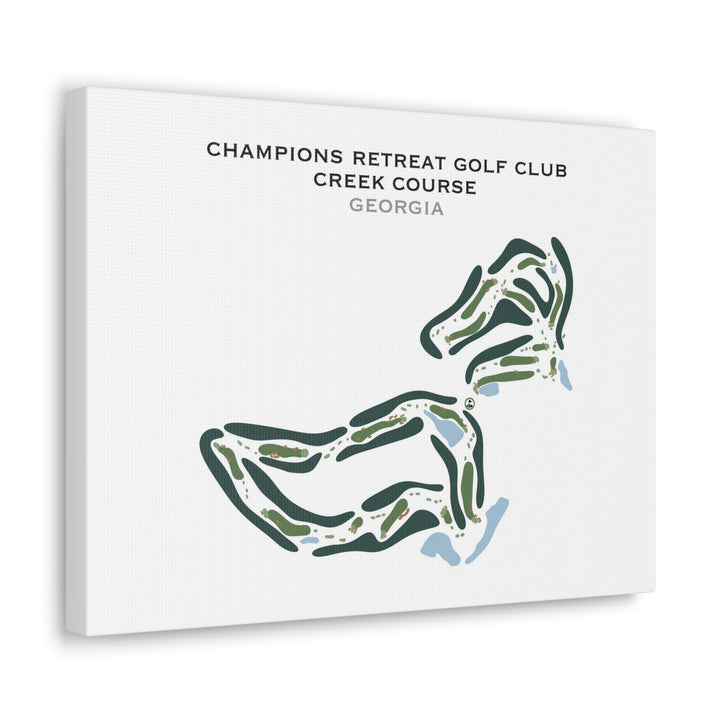 Champions Retreat Golf Club, Creek Course, Georgia - Printed Golf Course