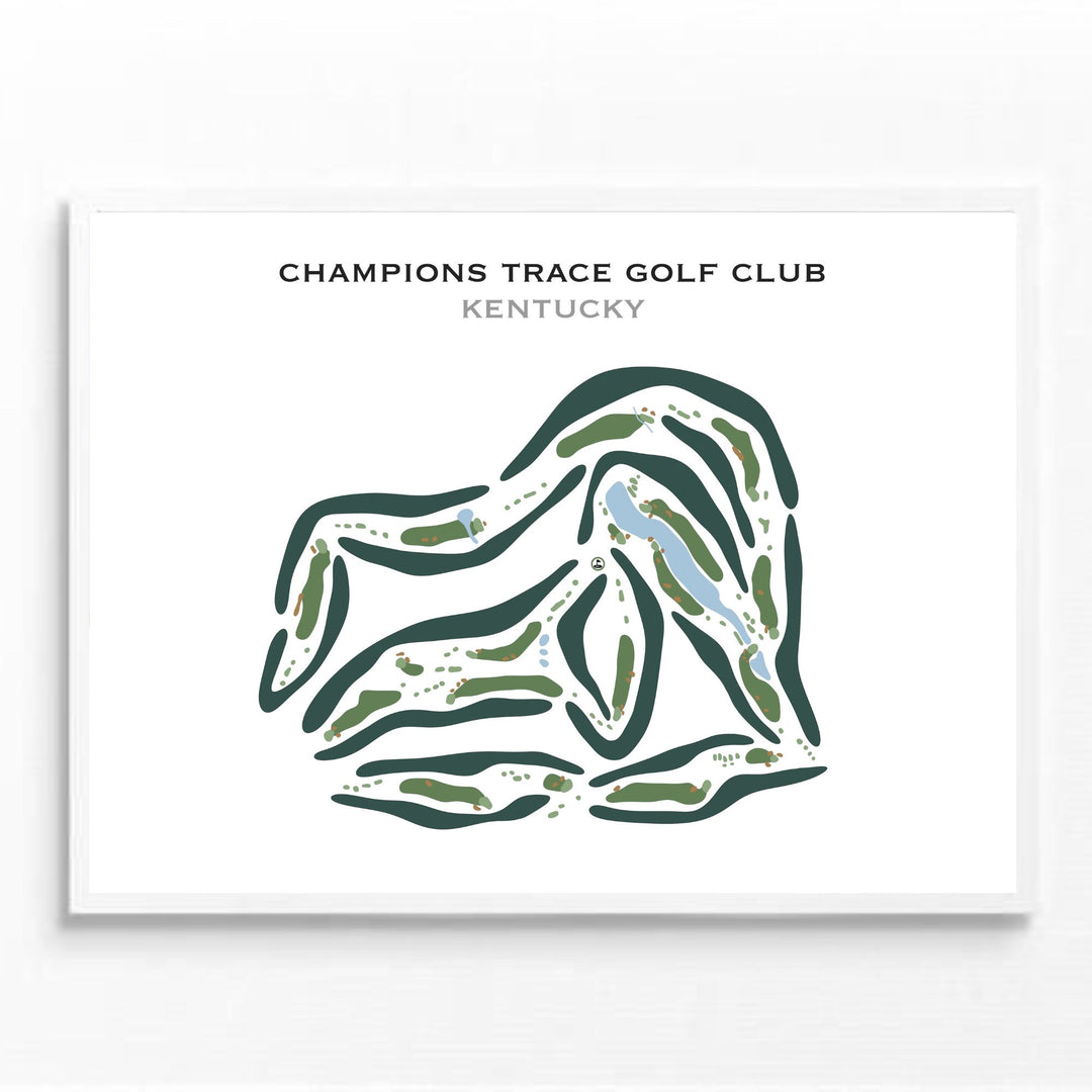 Champions Trace Golf Club, Kentucky - Printed Golf Courses