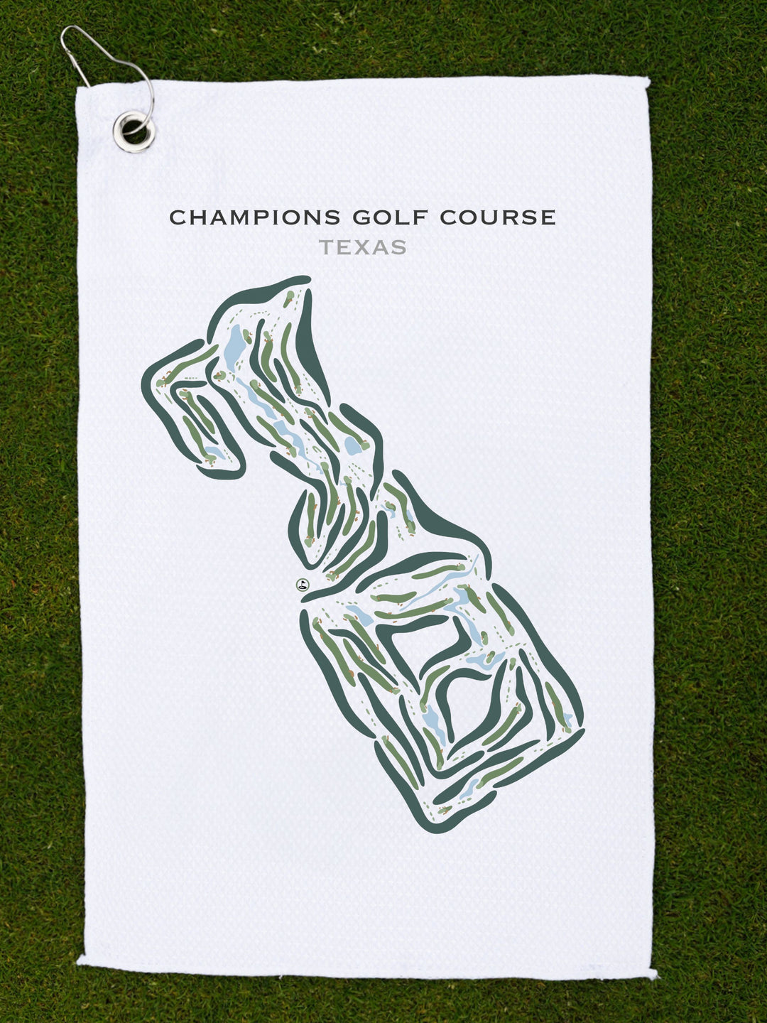 Champions Golf Course, Texas - Printed Golf Courses