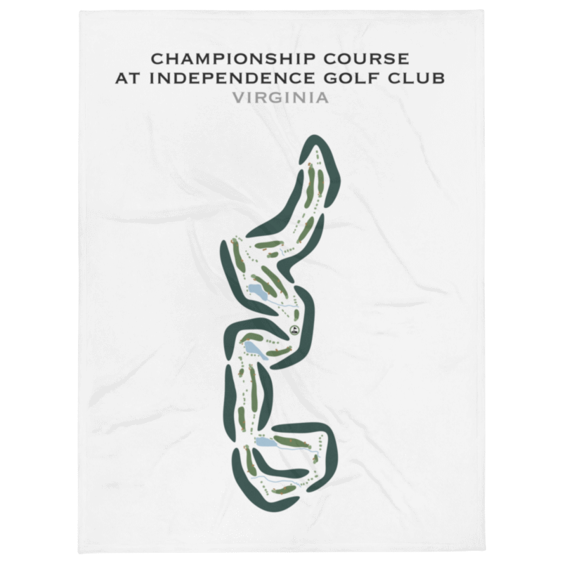 Championship Course at Independence Golf Club, Virginia - Printed Golf Courses