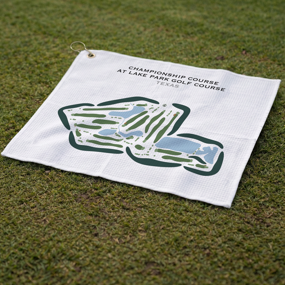 Championship Course at Lake Park Golf Course, Texas - Printed Golf Courses