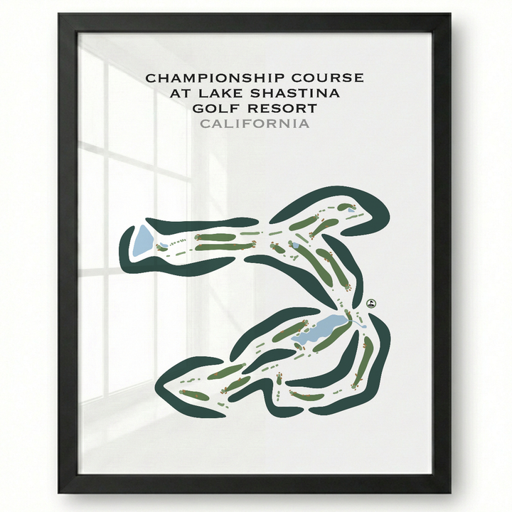 Championship Course at Lake Shastina Golf Resort, California - Printed Golf Courses