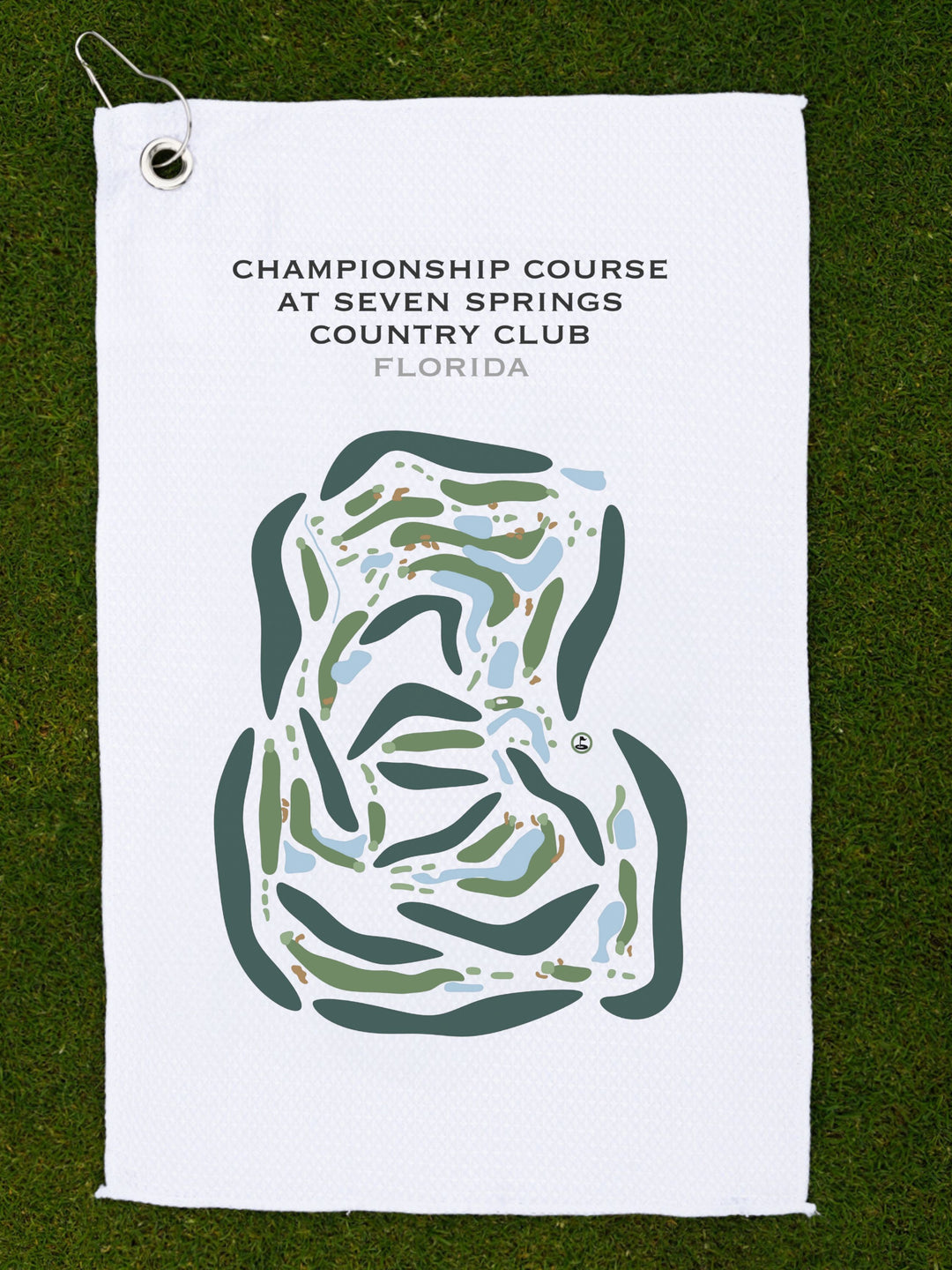 Champion Course at Seven Springs Country Club, Florida - Printed Golf Courses