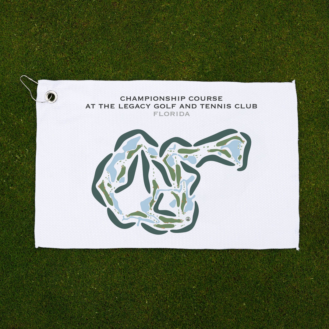 Championship Course at The Legacy Golf and Tennis Club, Florida - Printed Golf Courses