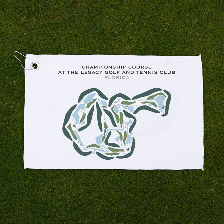 Championship Course at The Legacy Golf and Tennis Club, Florida - Printed Golf Courses