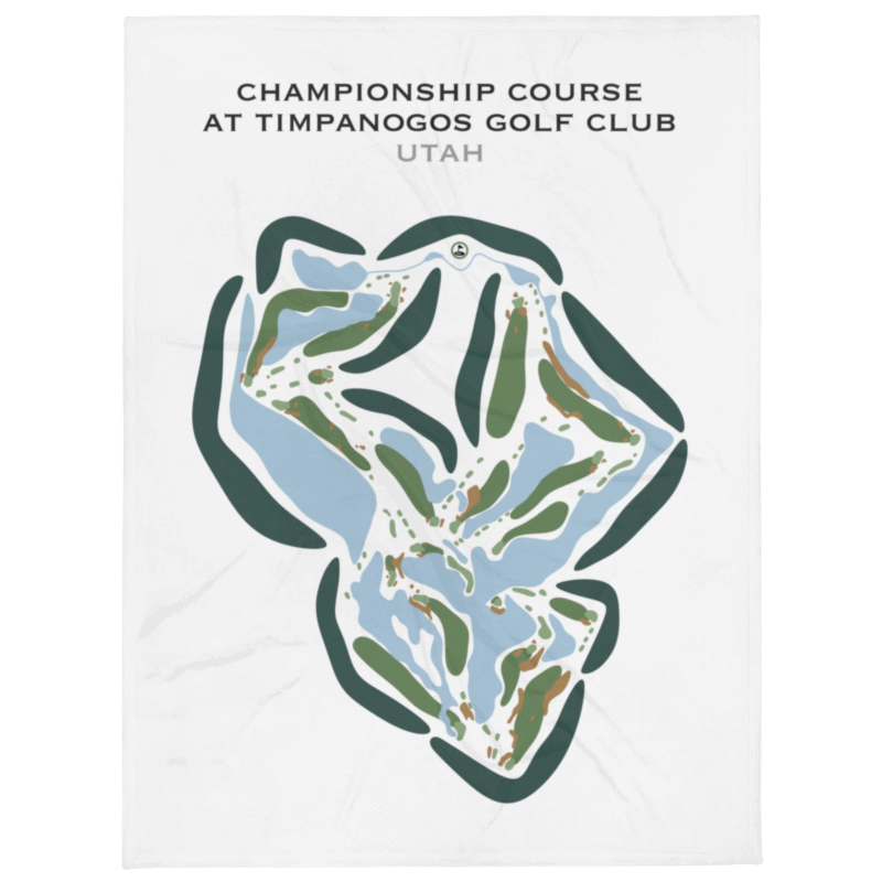 Championship Course at Timpanogos Golf Club, Utah - Printed Golf Courses