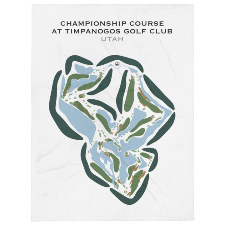 Championship Course at Timpanogos Golf Club, Utah - Printed Golf Courses