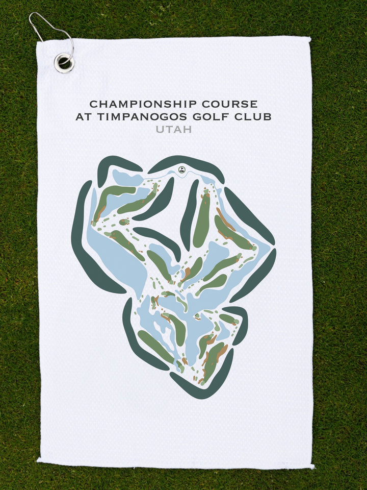 Championship Course at Timpanogos Golf Club, Utah - Printed Golf Courses