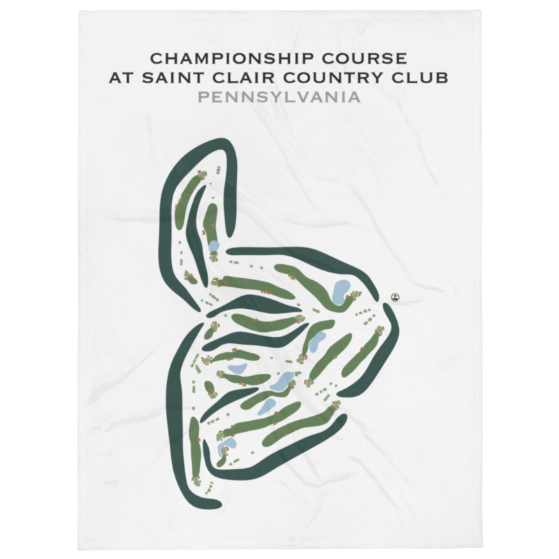 Championship at Saint Clair Country Club, Pennsylvania - Printed Golf Courses