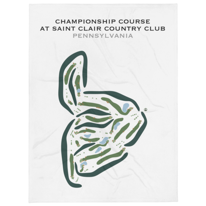 Championship at Saint Clair Country Club, Pennsylvania - Printed Golf Courses